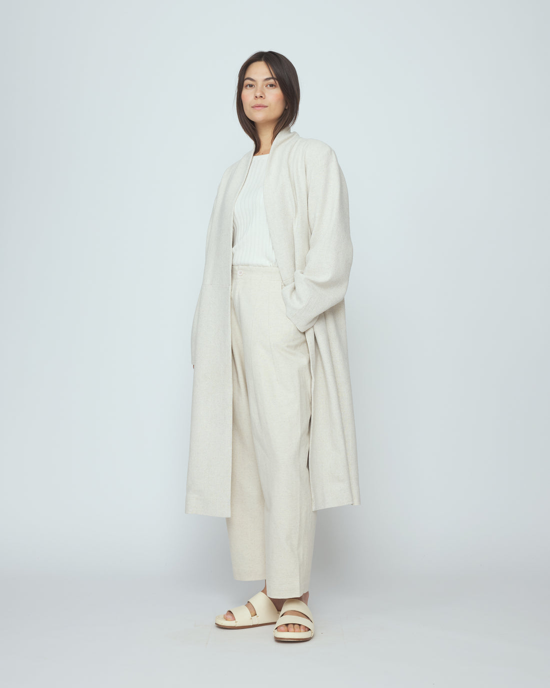 Signature Open Fall Coat - Classic Edition - Oatmeal