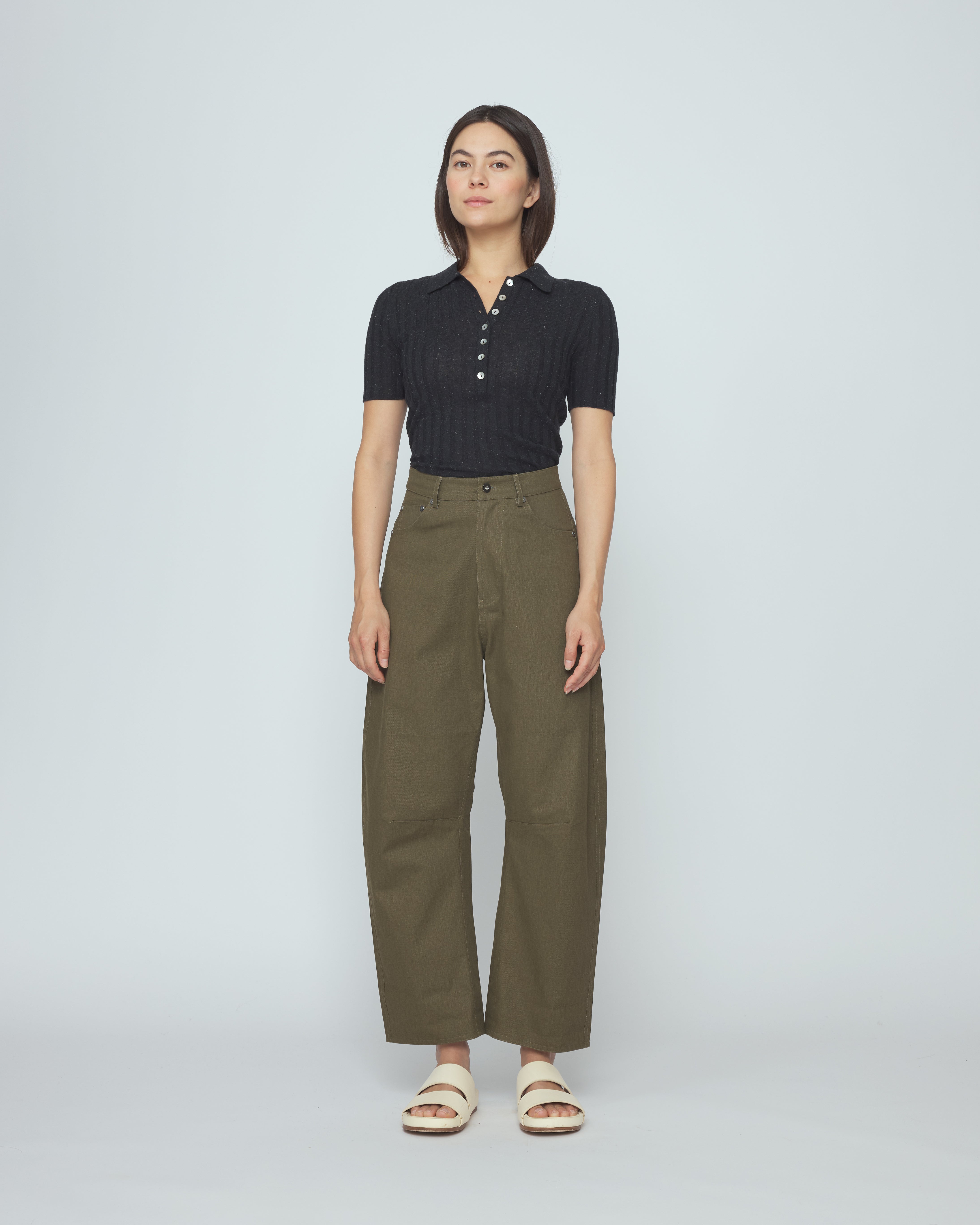 Collared Short Sleeves - SS26 - Black