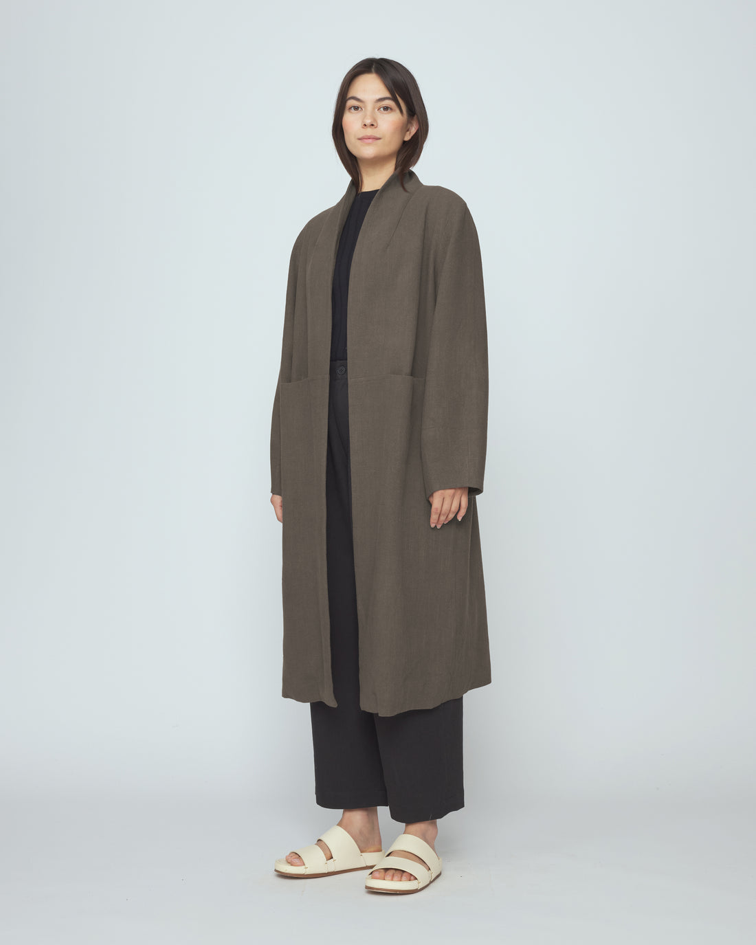 Signature Open Fall Coat - Classic Edition - Olive