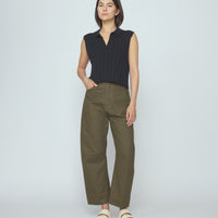 Collared Knit Vest - SS26 - Speckle Black