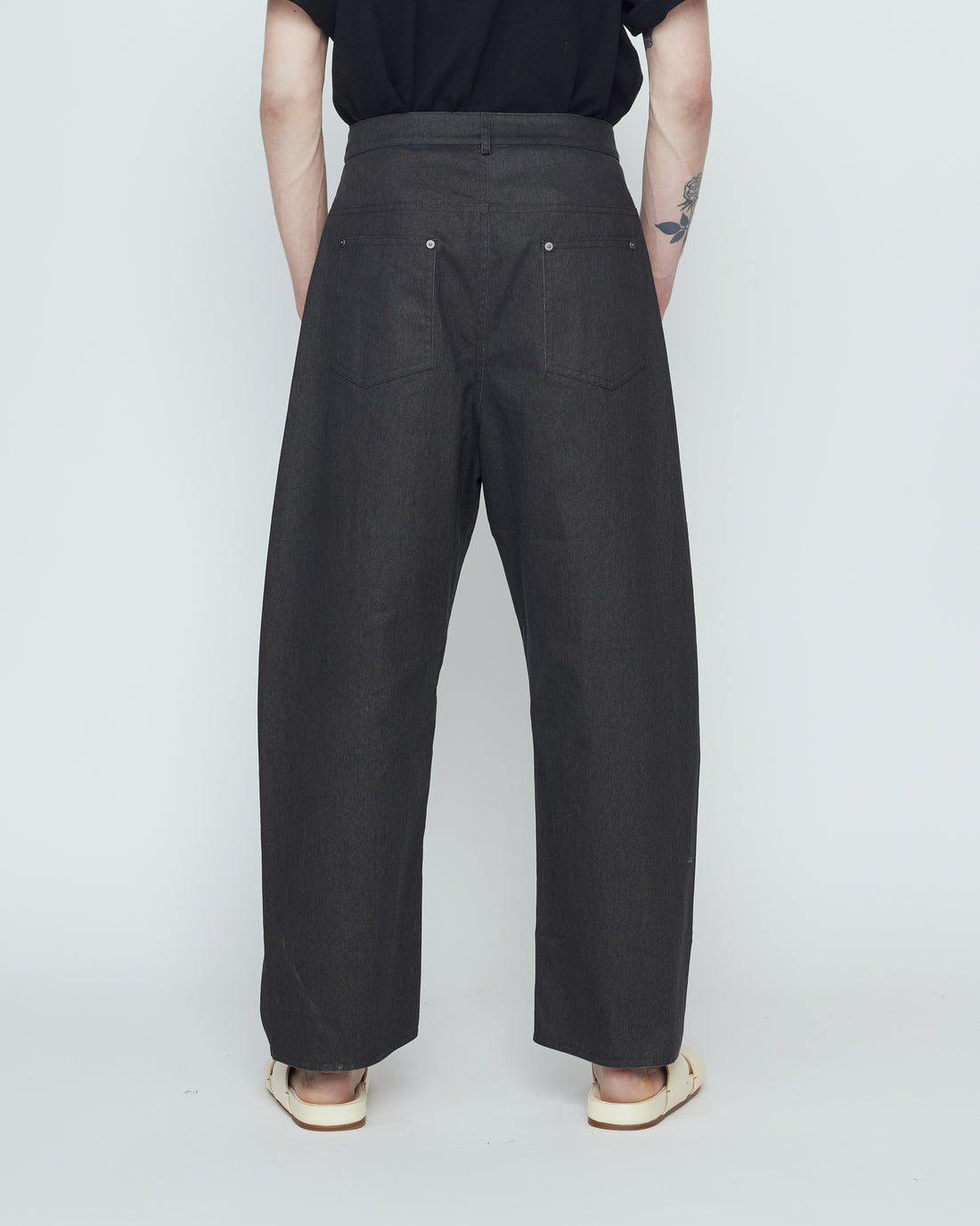 Curve Legged Work Trouser - SS26 - Charcoal Black