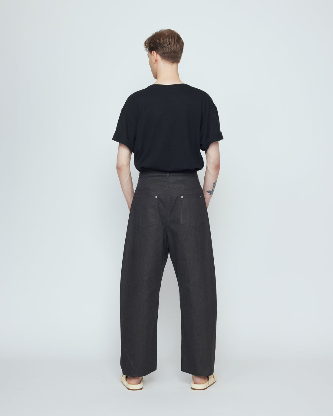 Curve Legged Work Trouser - SS26 - Charcoal Black