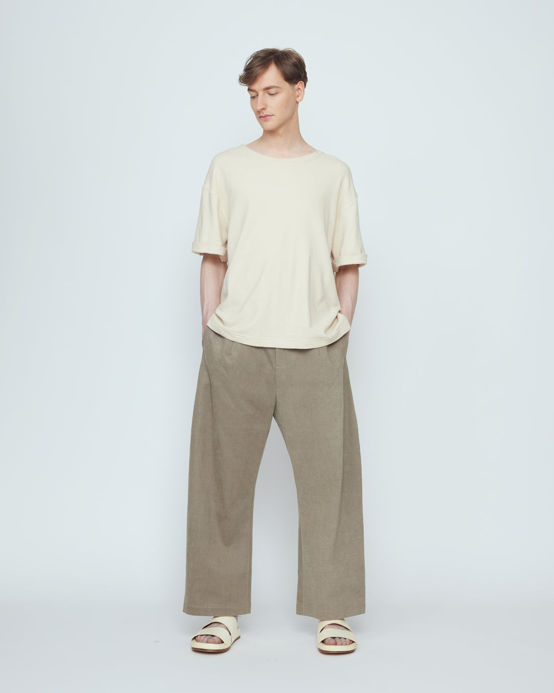 Tailored Curve Legged Trouser - SS26 - Umber