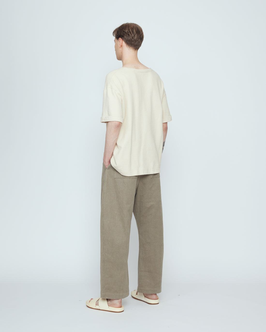 Tailored Curve Legged Trouser - SS26 - Umber