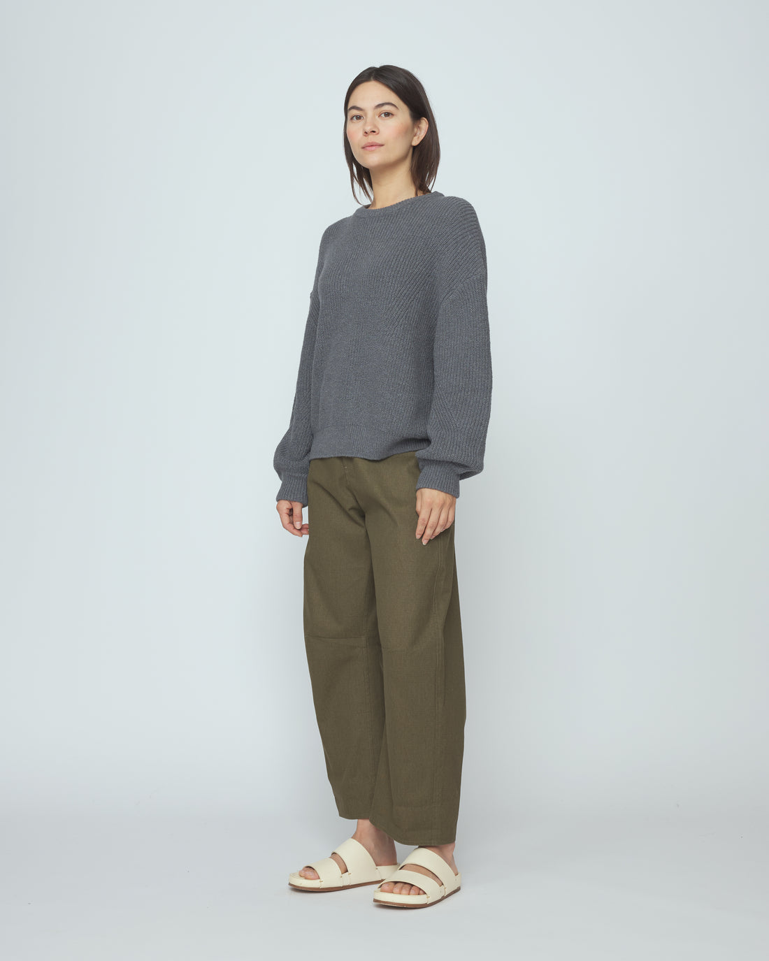 Spring Poet Sweater - SS26 - Ash Gray