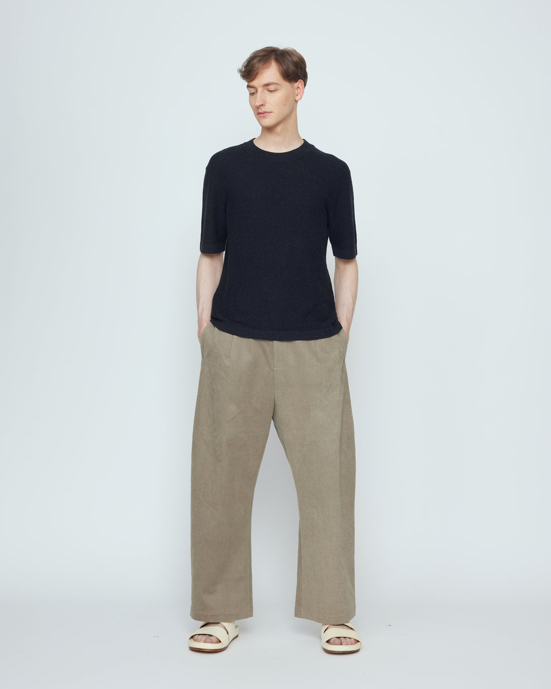 Tailored Curve Legged Trouser - SS26 - Umber