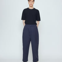 Spring Pleated Trouser - SS26 - Navy