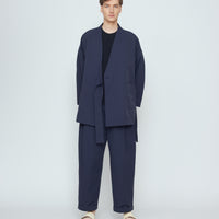 Spring Wrap Coat - SS26 - Navy