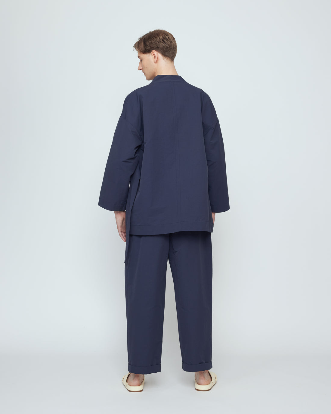 Spring Wrap Coat - SS26 - Navy