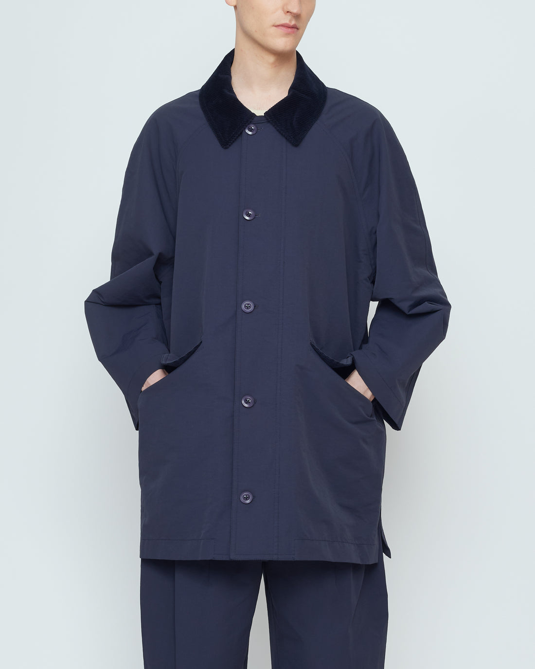 Mid-Length Duster - SS26 - Navy