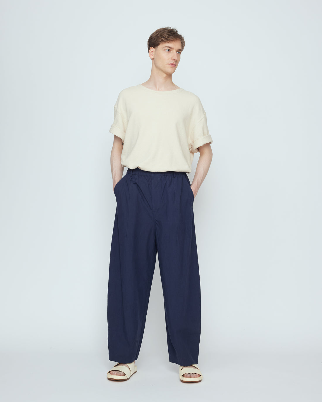 Papery Lantern Trouser - SS26 - Navy