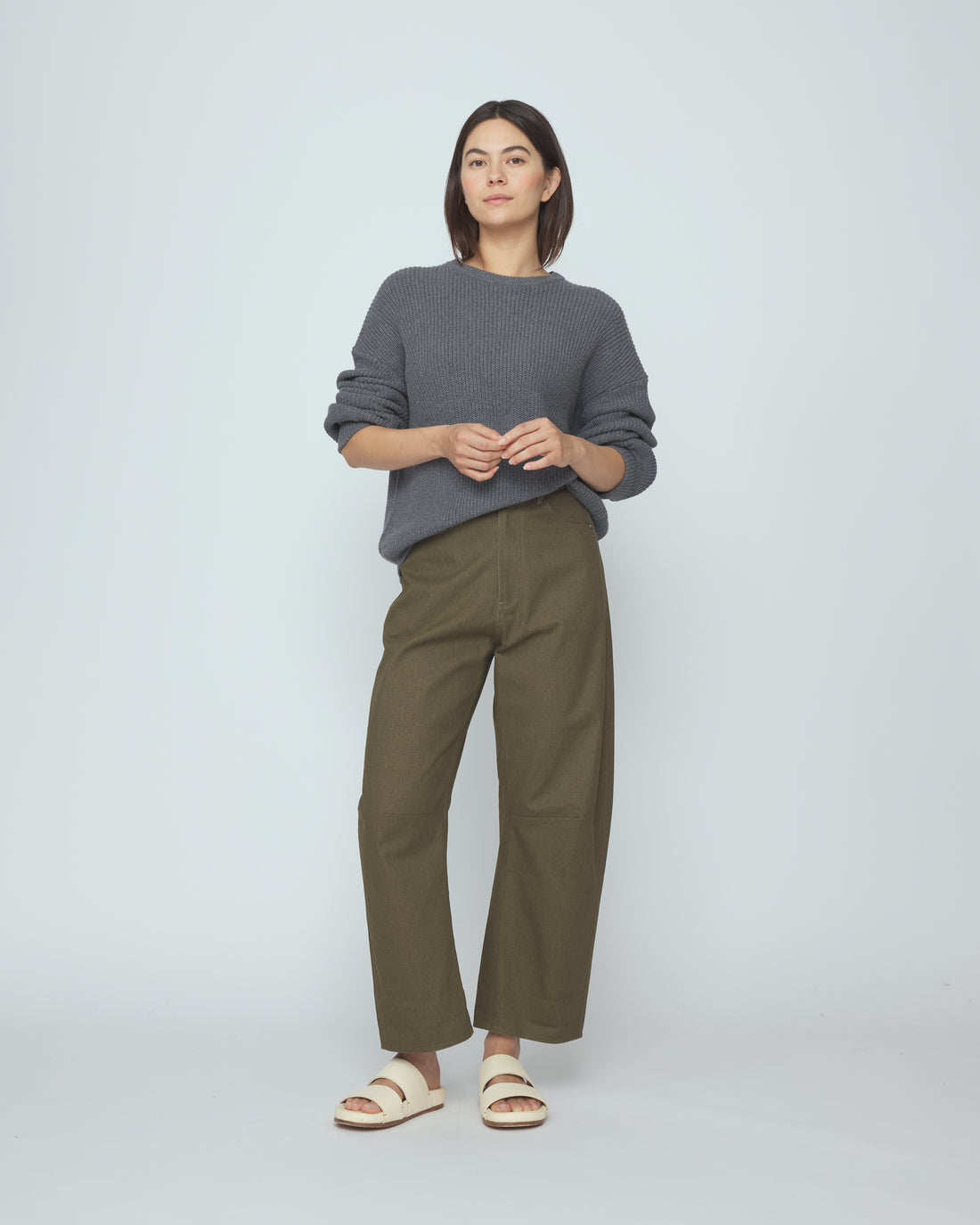 Spring Poet Sweater - SS26 - Ash Gray