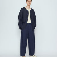 Lantern Shirt Jacket - SS26 - Navy Black