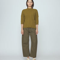 Mid Poet Mockneck Sweater - SS26 - Kelp
