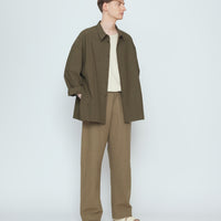 Papery 3/4 Button Up - SS26 - Olive
