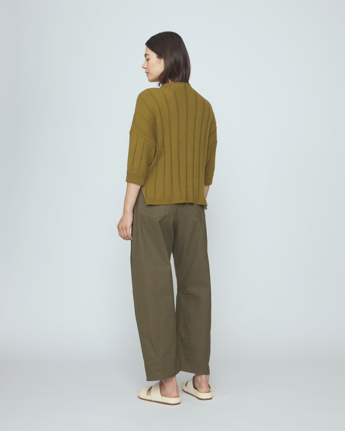 Mid Poet Mockneck Sweater - SS26 - Kelp