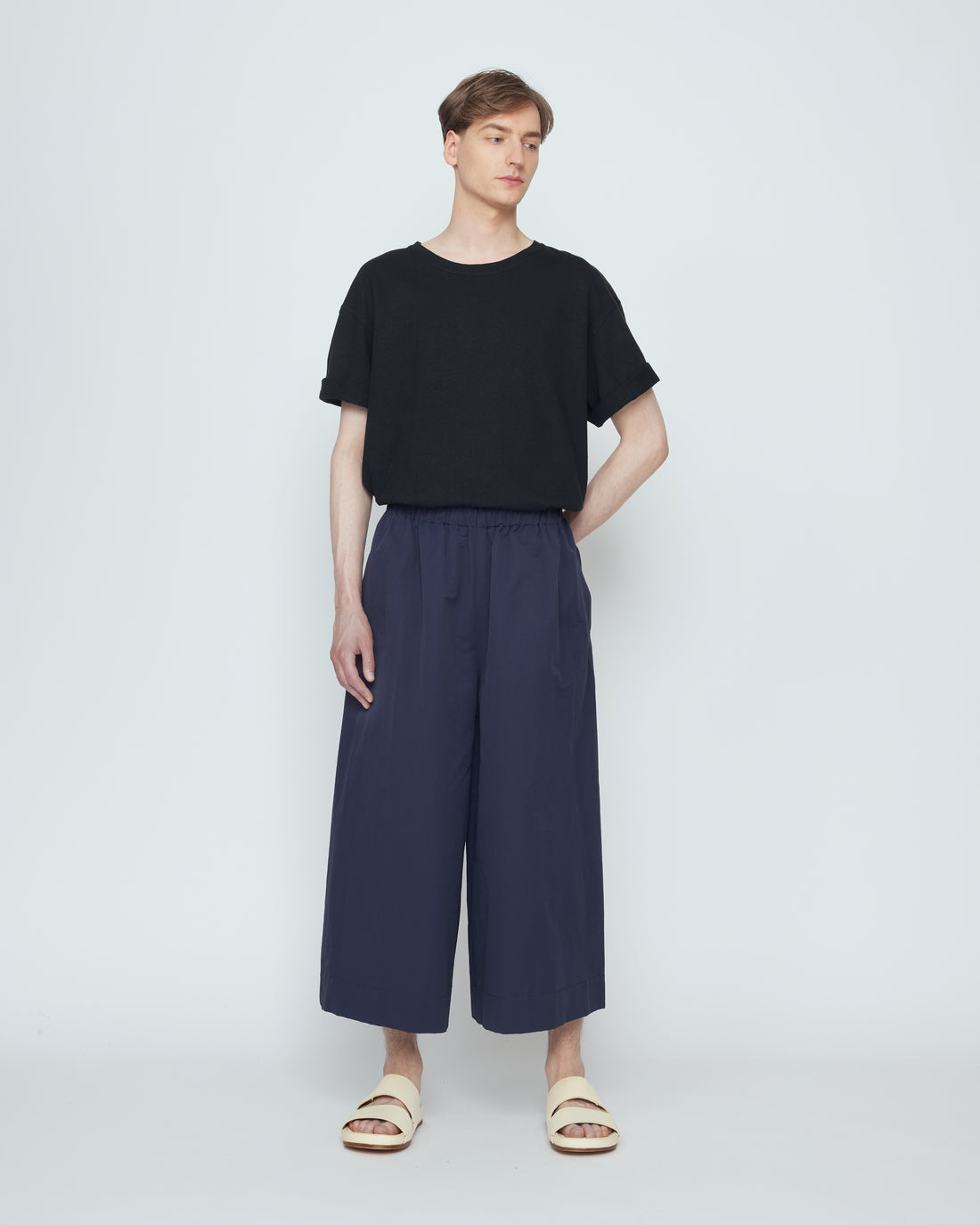 Elastic Culotte - SS26 - Navy