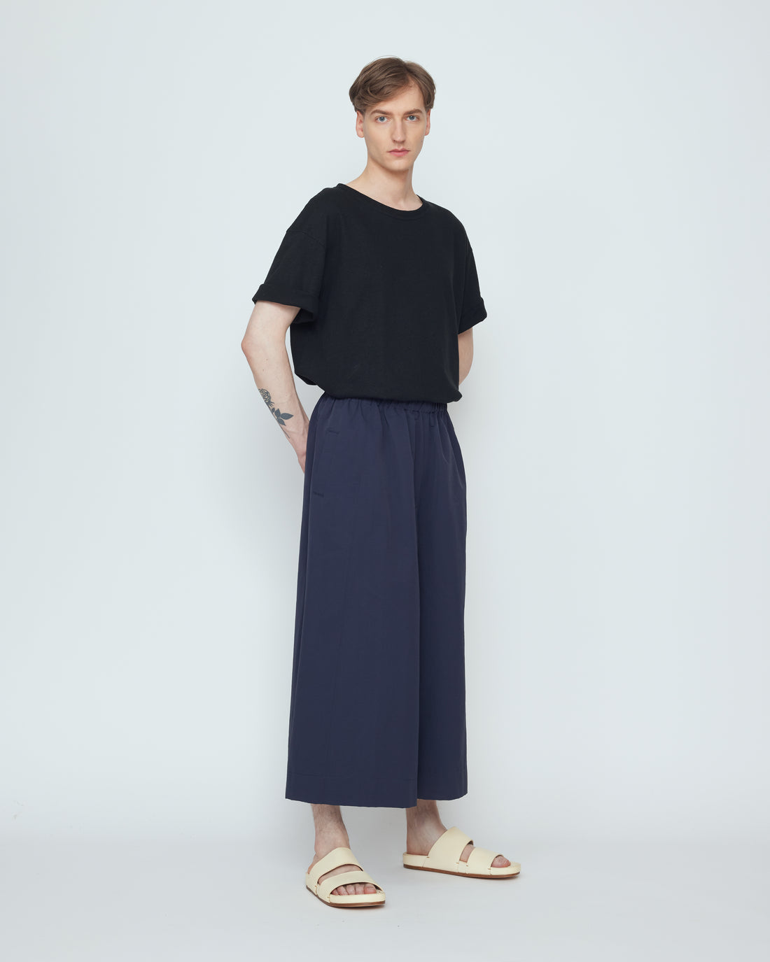Elastic Culotte - SS26 - Navy