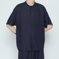 Panel Pockets Shortsleeves - SS26 - Navy Black