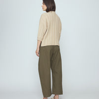Mid Poet Mockneck Sweater - SS26 - Chickpea