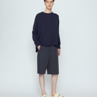 Roll Seam Pull Over - SS26 - Navy