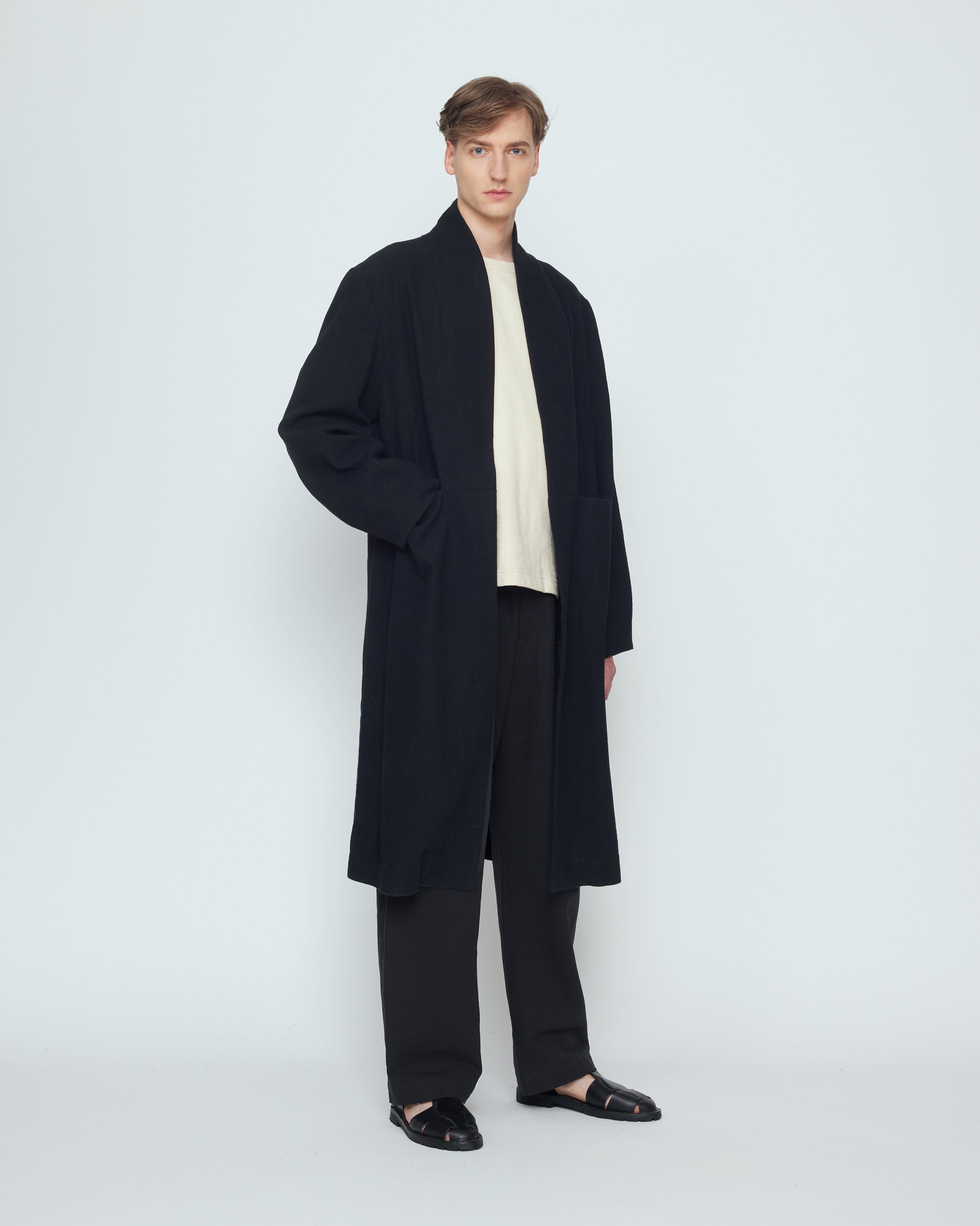 Signature Open Fall Coat - Classic Edition - Black