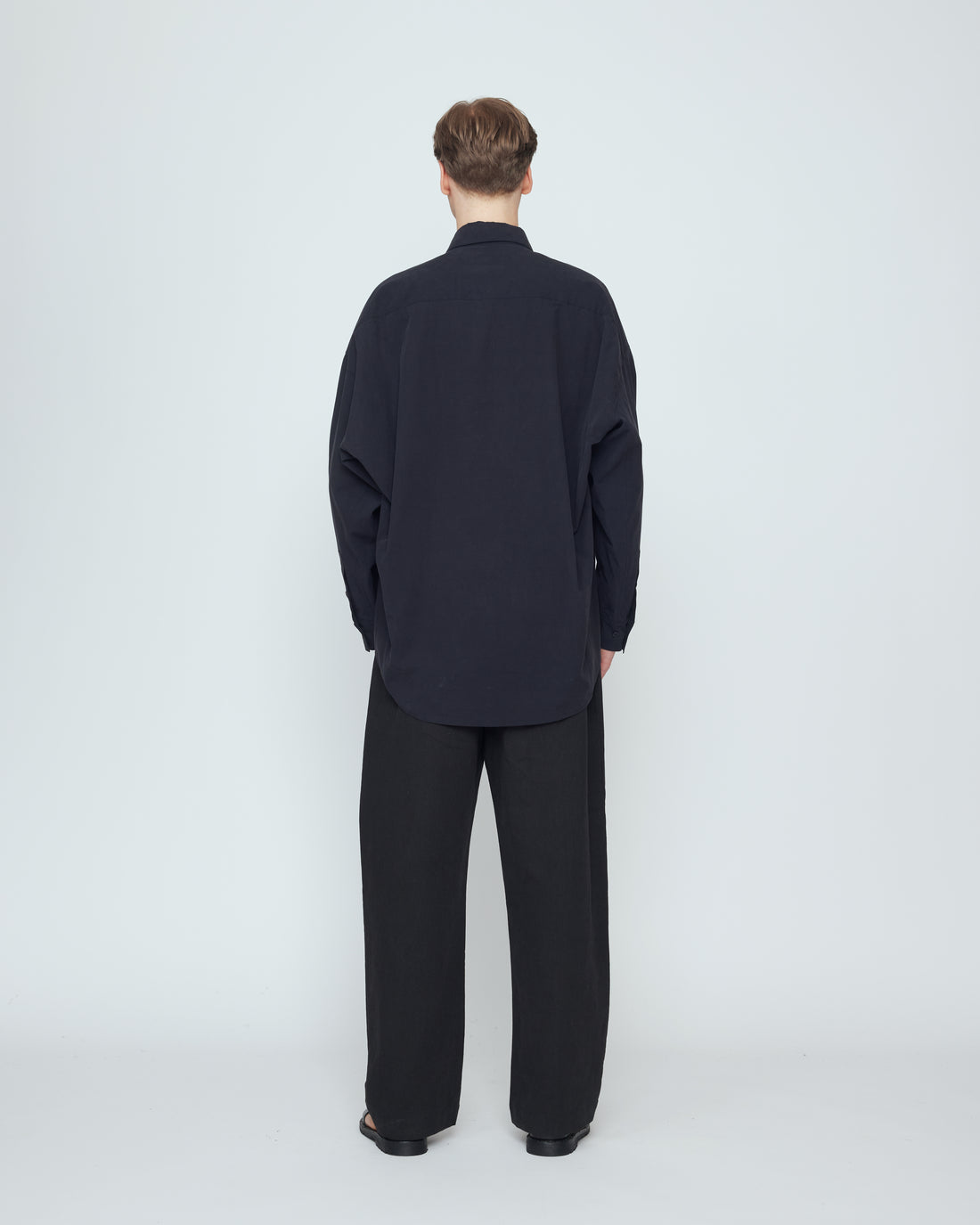 Signature Cocoon Dress Shirt - Black