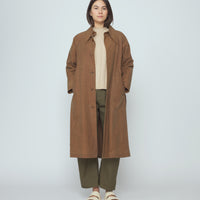 Spring Trench Overcoat - Waxed Edition - SS26 - Pecan Brown