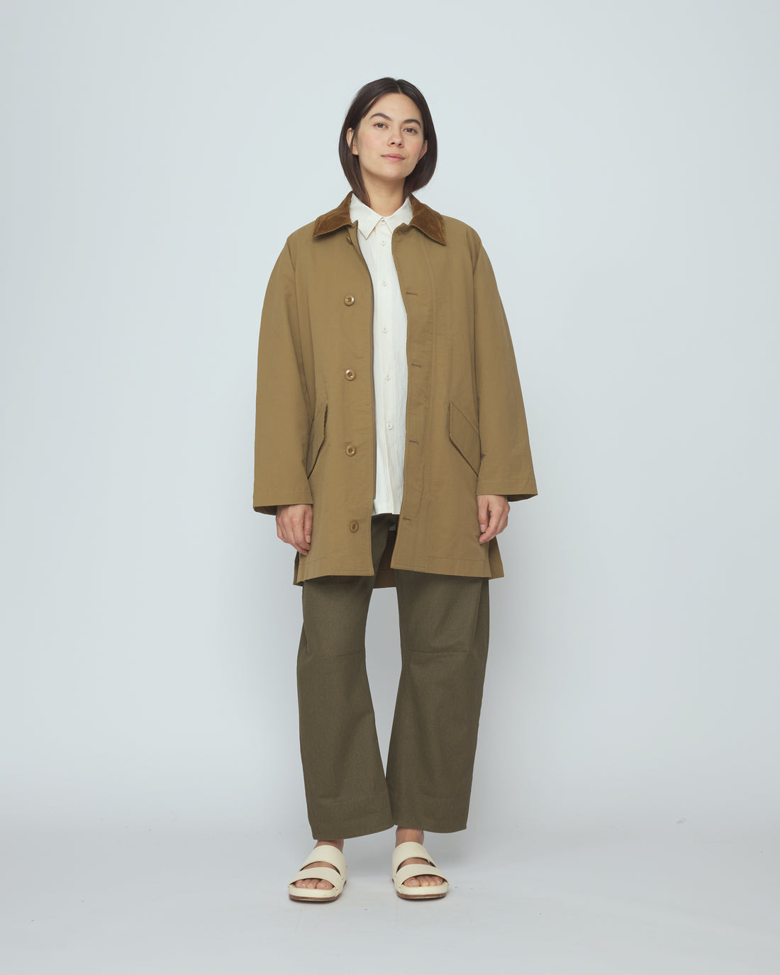 Mid-Length Duster - SS26 - Tan Brown
