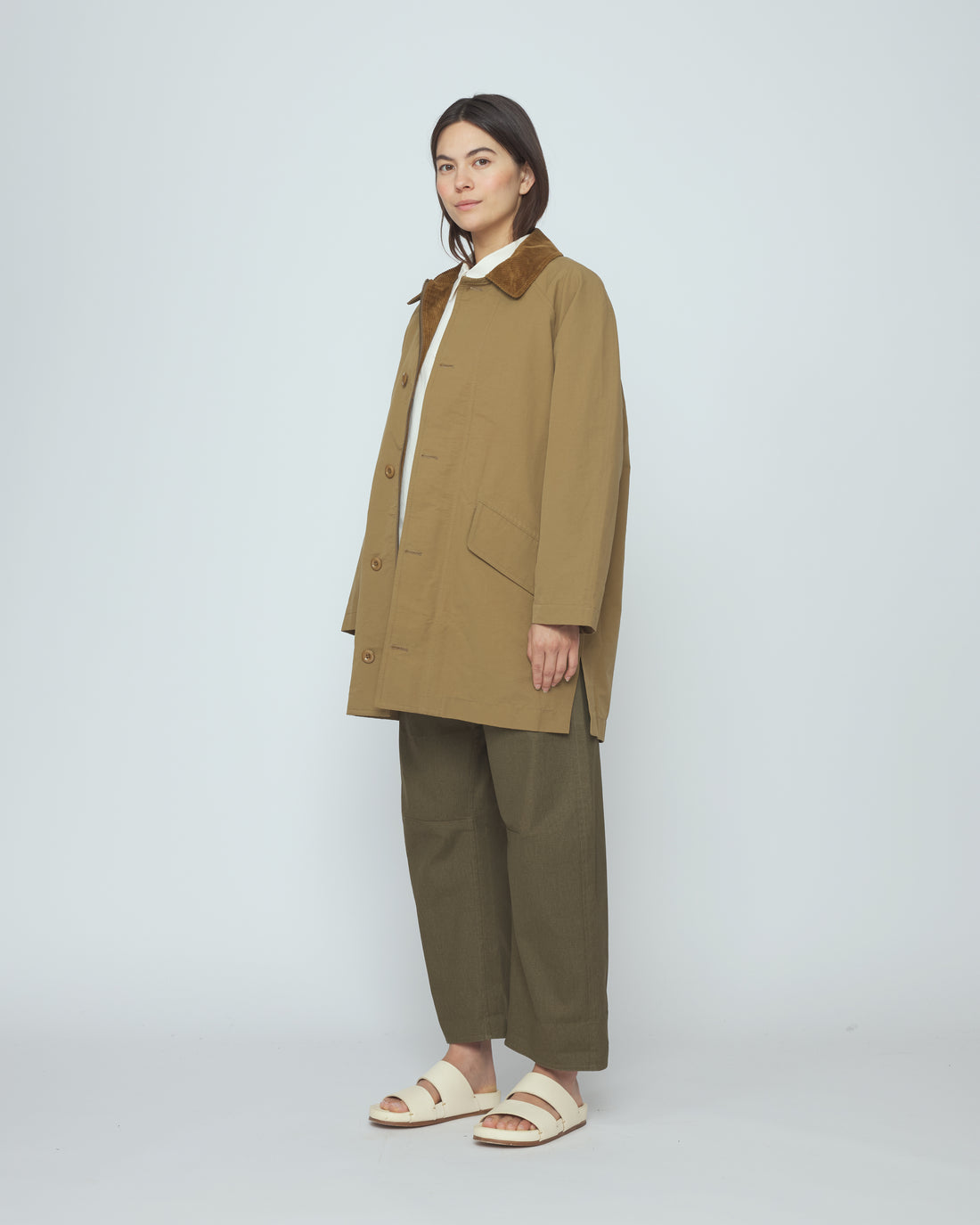 Mid-Length Duster - SS26 - Tan Brown