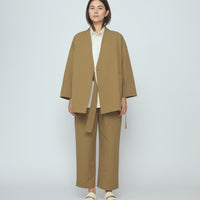 Spring Wrap Coat - SS26 - Tan Brown