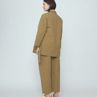 Spring Wrap Coat - SS26 - Tan Brown