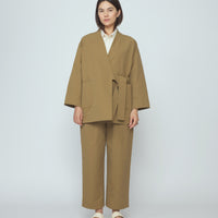 Spring Wrap Coat - SS26 - Tan Brown