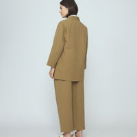 Spring Wrap Coat - SS26 - Tan Brown