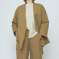 Spring Wrap Coat - SS26 - Tan Brown