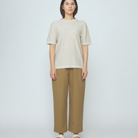 Fine Knit Tee - SS26 - Speckle Beige