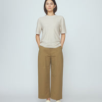 Fine Knit Tee - SS26 - Speckle Beige