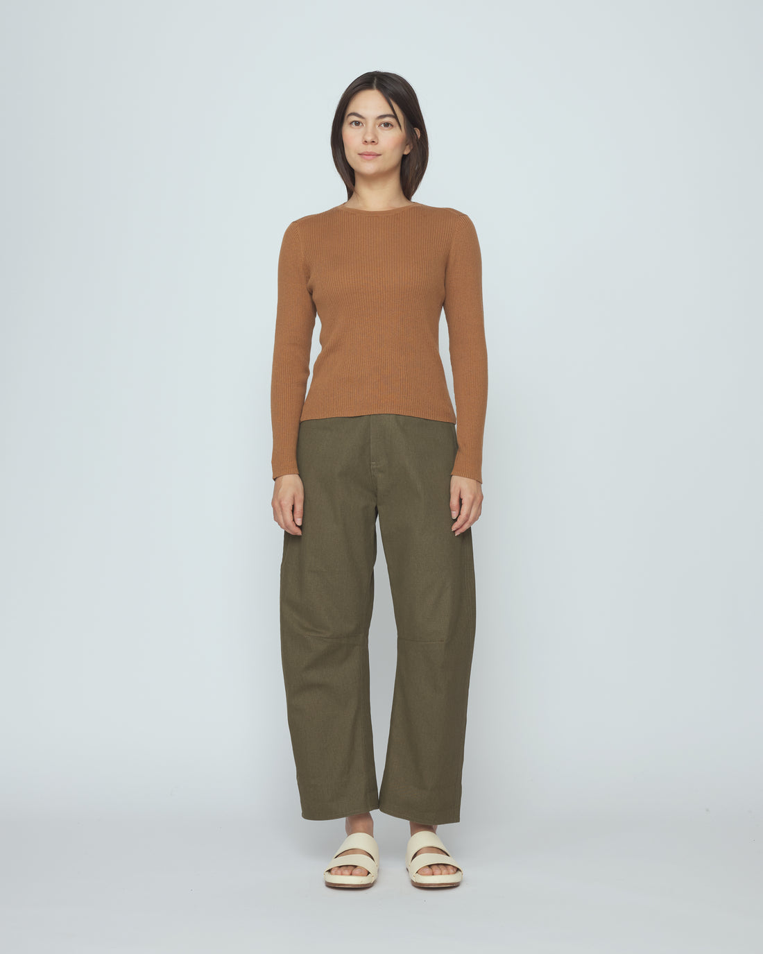 Ribbed Long Sleeves - SS26 - Rust