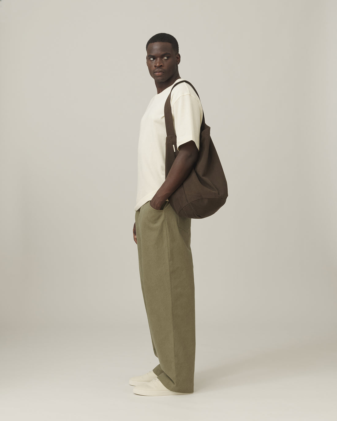 Signature Carry-All Commuter - Brushed Canvas Edition - Taupe Brown