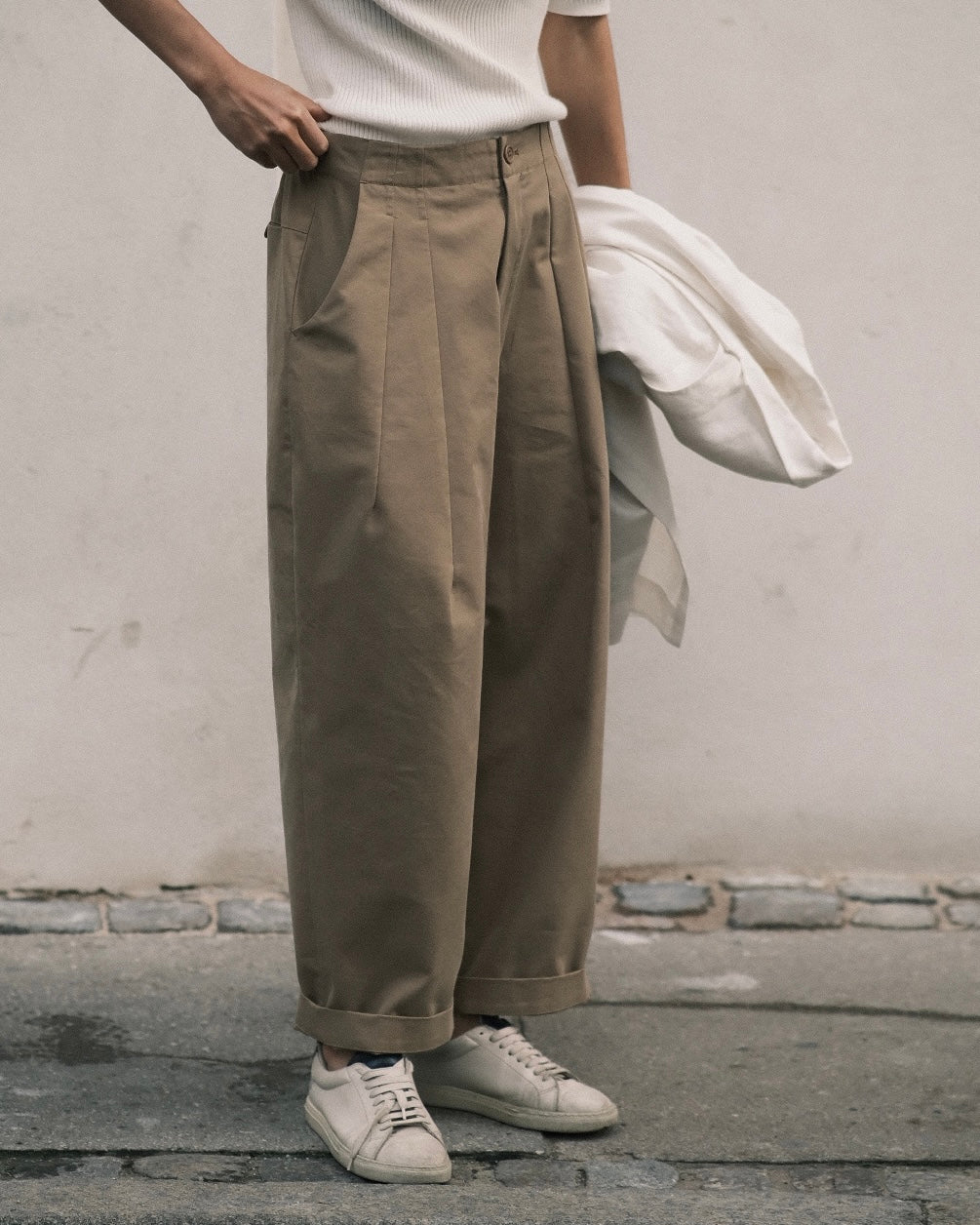 Pleated Trouser - 2023 Spring Edition - SS23 - Tan