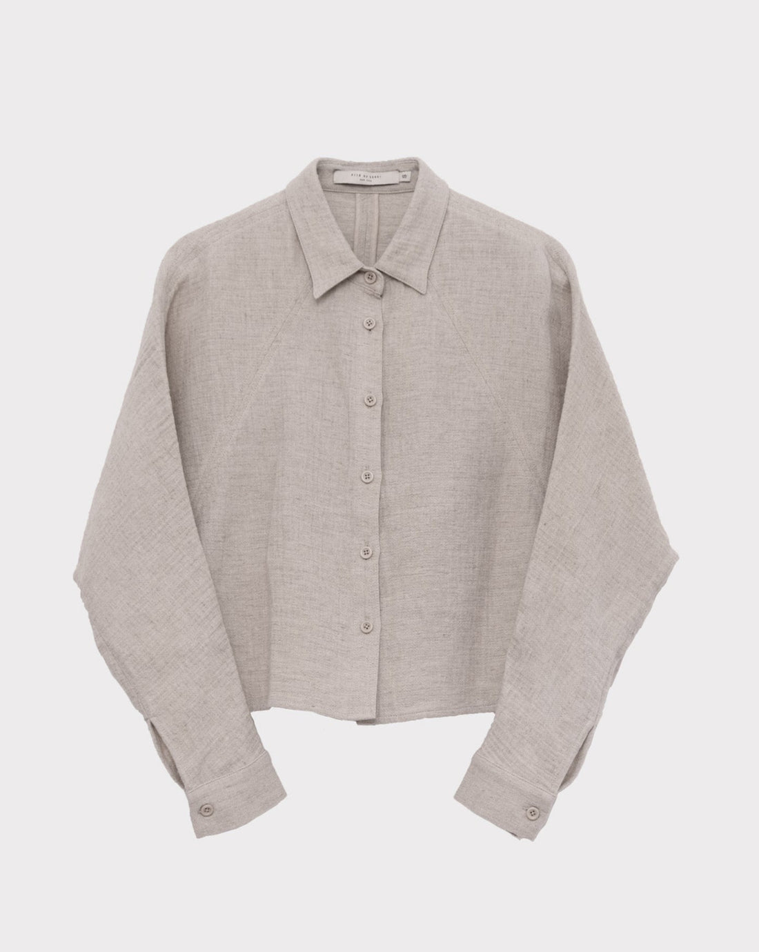 Signature 3/4 Cropped Shirt Jacket - Gauze Edition - Oatmeal