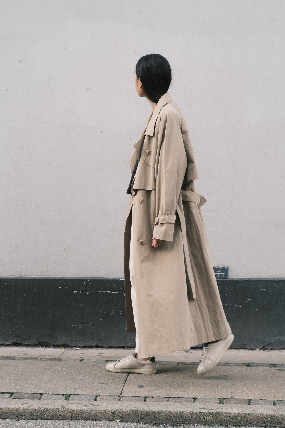 Spring Long Trench - SS23 - Tan