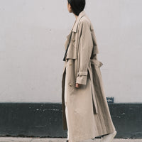 Spring Long Trench - SS23 - Tan