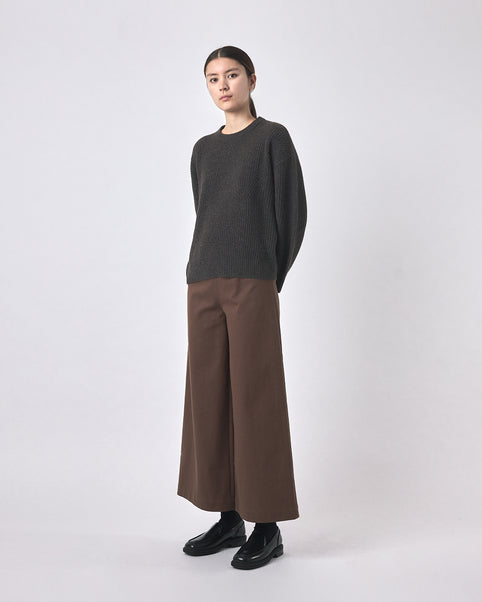 Signature Yak Poet Sweater - Molasses