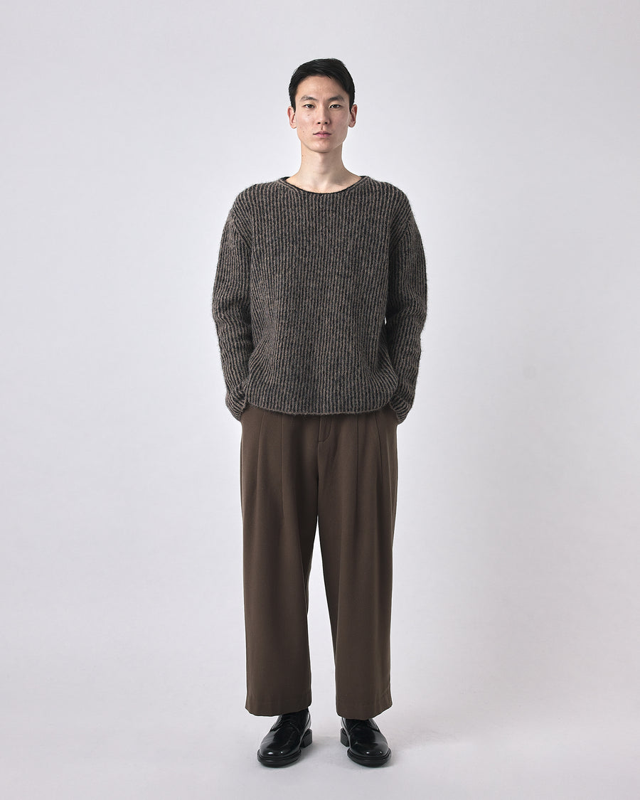 Alpaca Striped Fisherman - FW23 - Dark Stripes