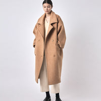 Oversized Wool Coat - FW23 - Light camel