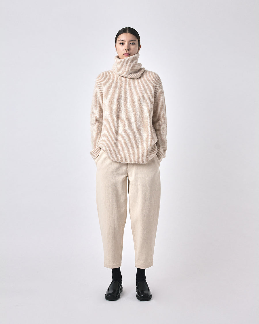 Alpaca Striped Ring Scarf - FW23 - Color Options
