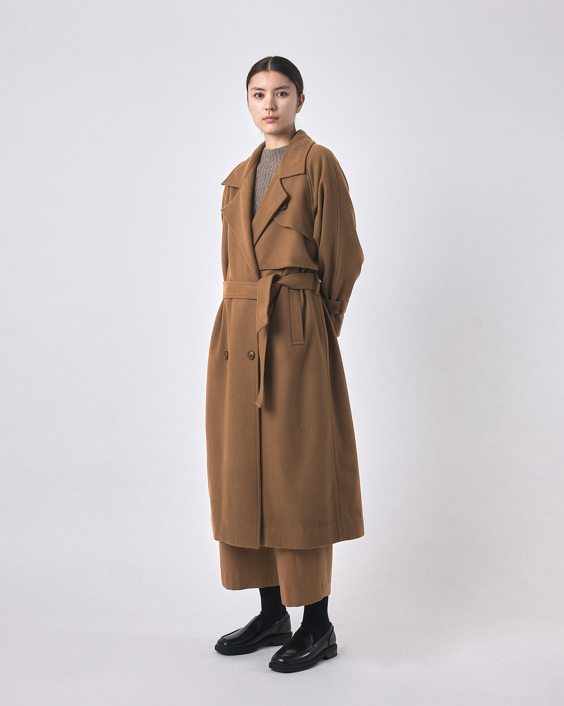 Fall Wool Trench - FW23 - Tan