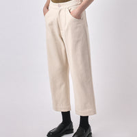 Signature Curve Legged Trouser - Fall Edition - Off-White