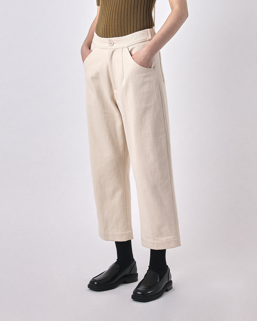 Signature Curve Legged Trouser - Fall Edition - Off-White